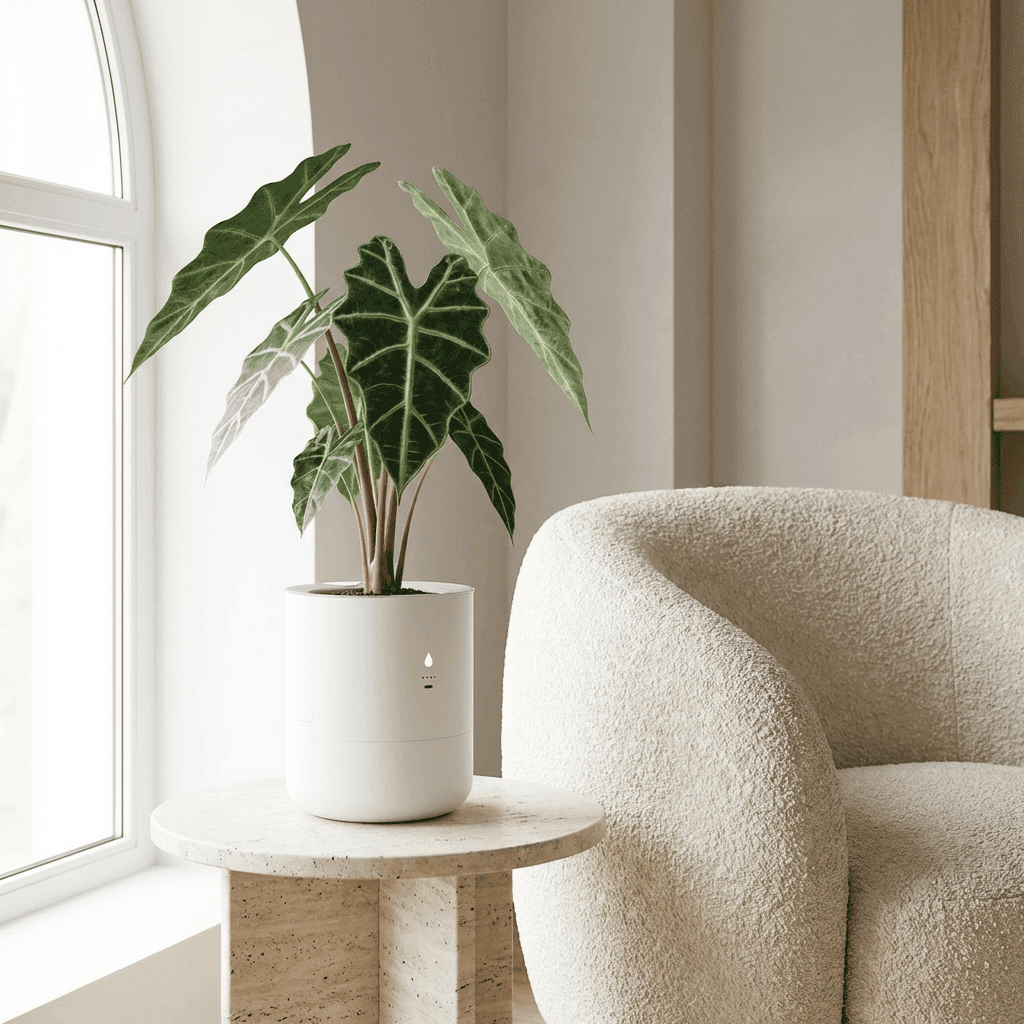 Alocasia in LeafyPod planter