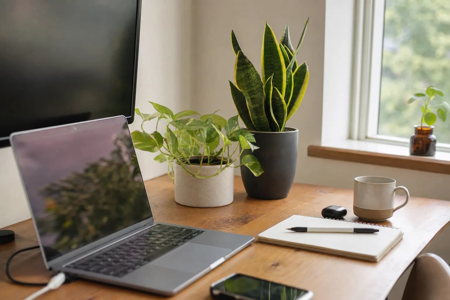 Best Desk Plants for a Home Office | LeafyPod