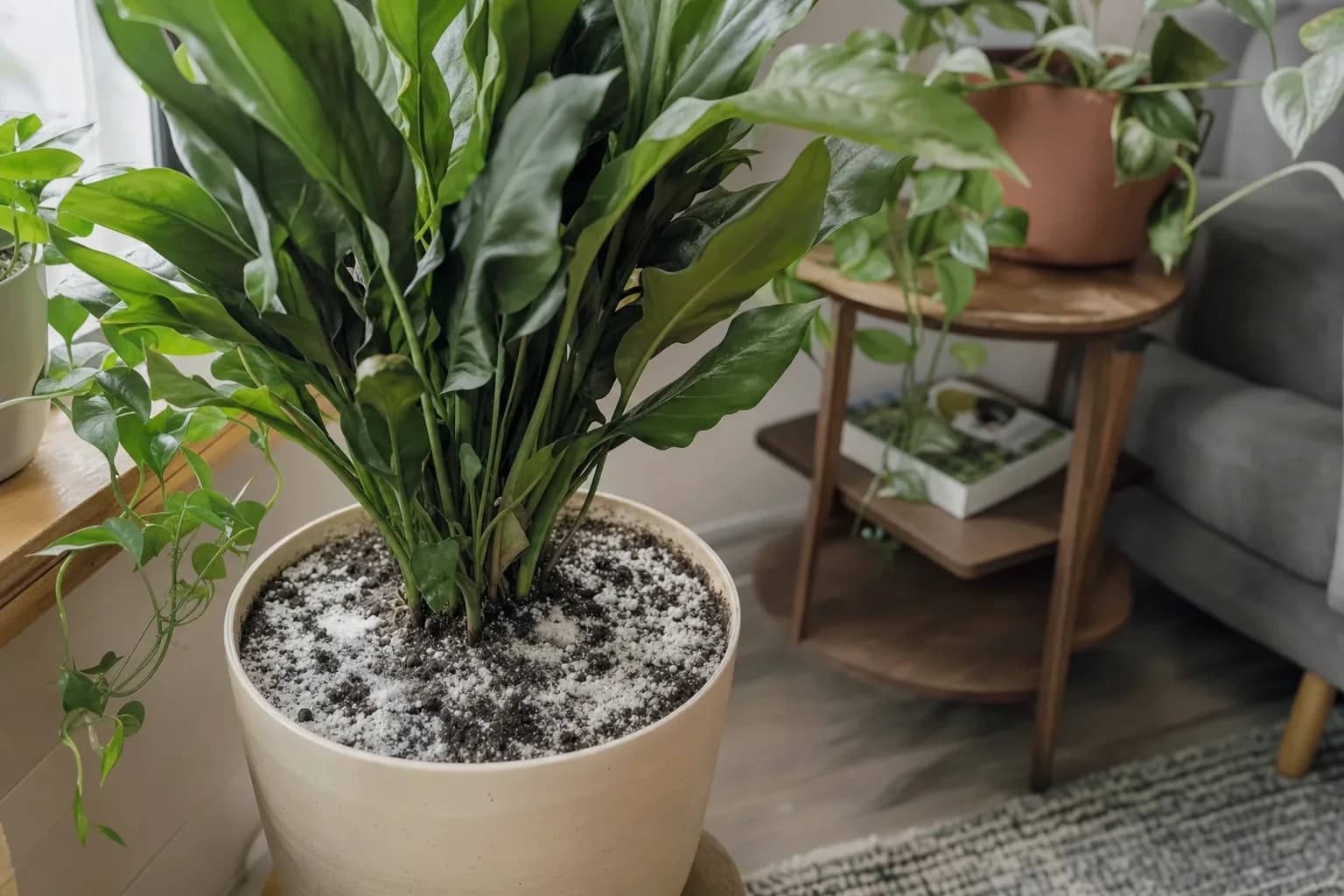 White Mold on Houseplant Soil: Fixes | LeafyPod